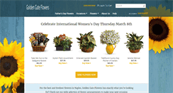 Desktop Screenshot of flowersatgoldengate.com